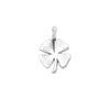 Silver or Gold 3D Four Leaf Clover Charm