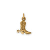 Silver or Gold Cowboy Boot Charm