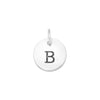 Oxidized Round Letter Initial Charm Series(A-Z)