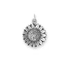 Silver or Gold 2D Sunflower Charm