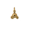 Silver or Gold 3D Pumpkin Carriage Charm