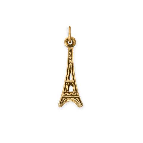 Silver or Gold 3D Eiffel Tower Charm