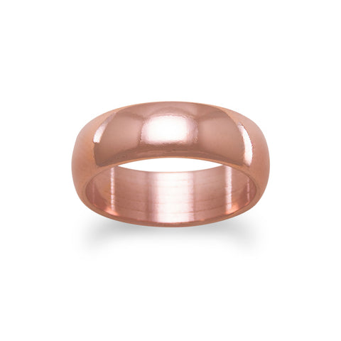 6mm Solid Copper Ring