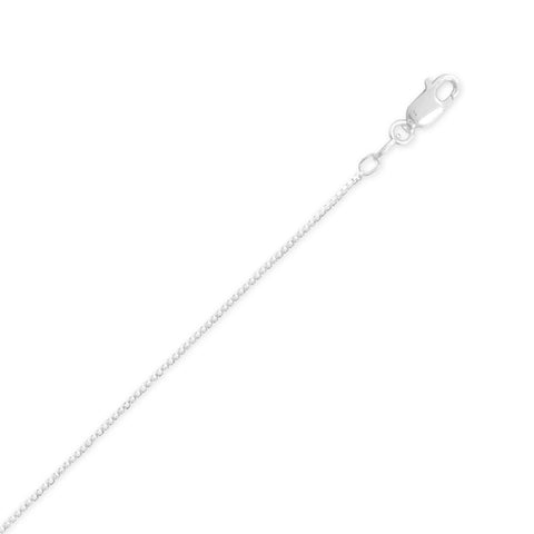 015 Box Chain Necklace (0.8mm)