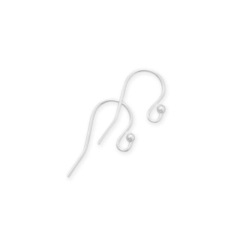 Bright Sterling Silver Ear Wires (5 Pair)