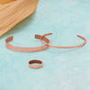 4.7mm Hammered Solid Copper Ring