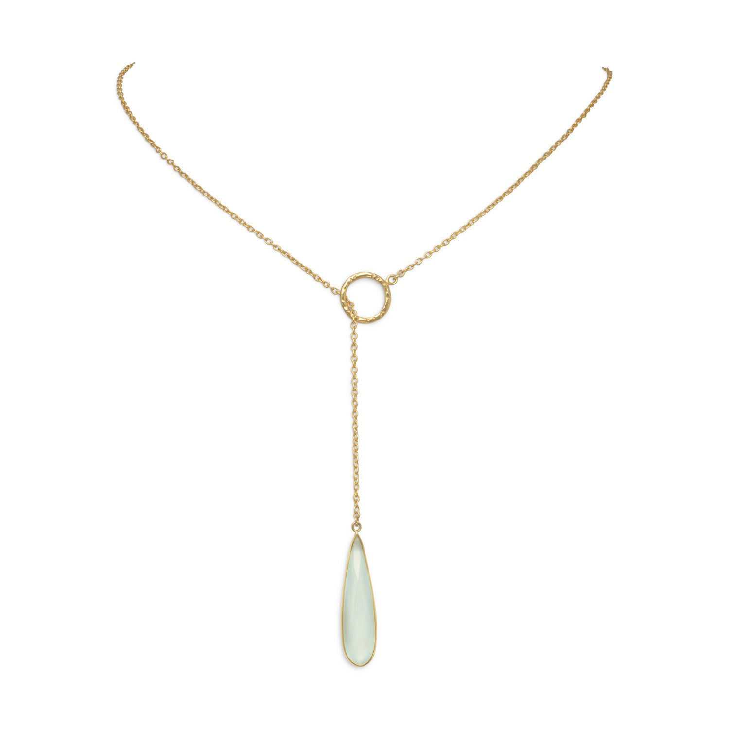 14 karat gold on sale lariat necklace