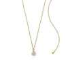 Adjustable 22" 14/20 Gold-Filled CZ Drop Necklace