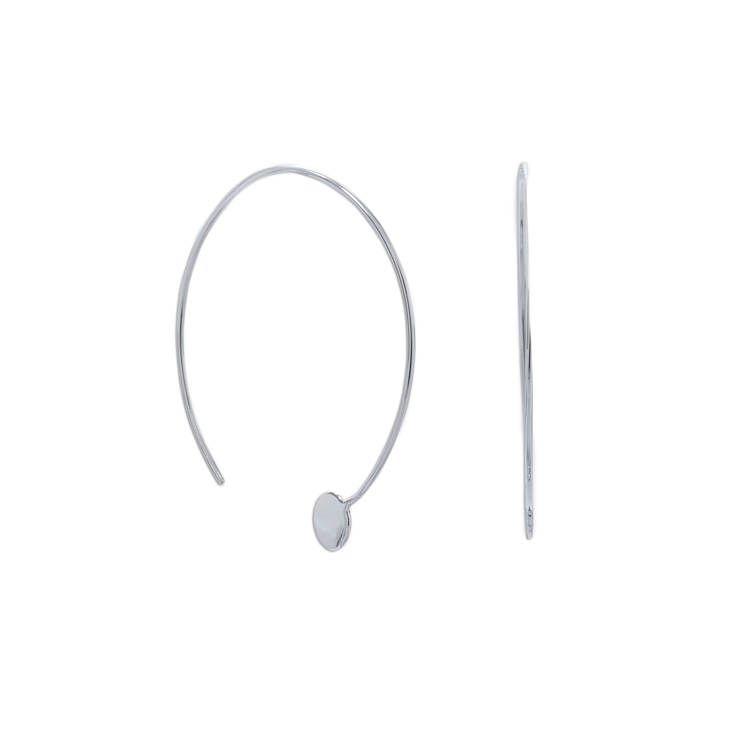 Rhodium Plated Sterling Silver Ear Wires (5 Pair) - Wholesale Silver  Jewelry - Silver Stars Collection