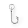 Silver or Gold 3D Hook Charm