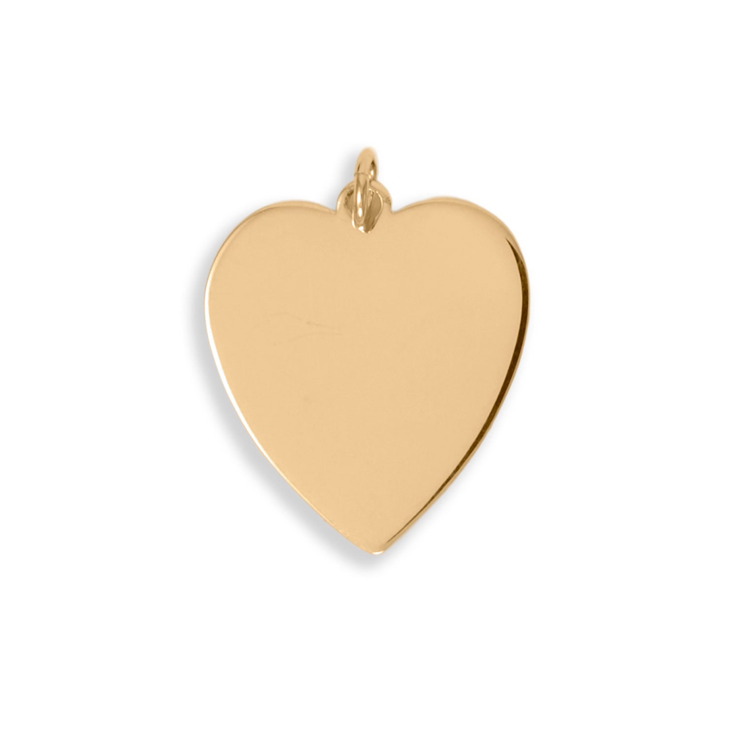 14/20 Gold Filled Large Engravable Heart Pendant - Wholesale
