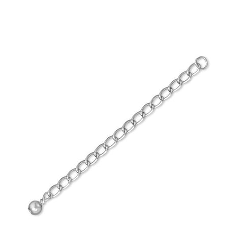 Sterling Silver Necklace Extender Chains Bracelet Extension w
